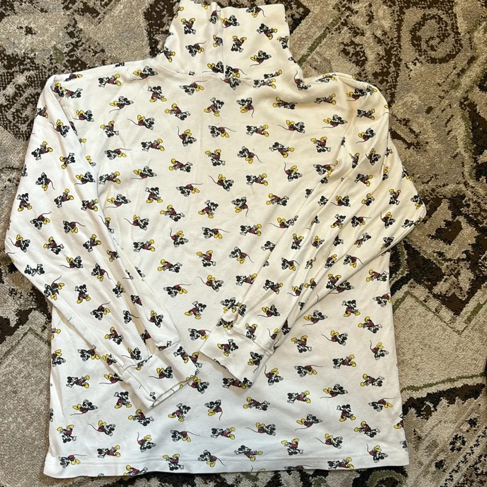 Vintage 90’s Mickey & Co. turtleneck medium Disney 90’s women’s warm long sleeve - Picture 4 of 12